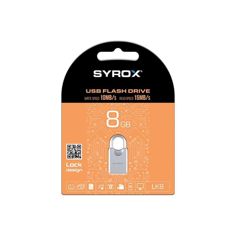 Syrox LK8 8GB Lock Desing Usb Bellek