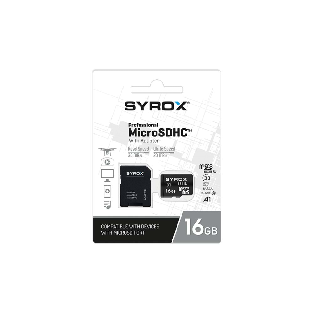 Syrox MC16 16GB Hafıza Kartı
