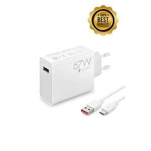 Auris 67W USB to Type-C Şarj Seti