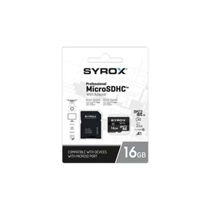 Syrox MC16 16GB Hafıza Kartı