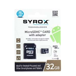 Syrox MC32 32GB Hafıza Kartı