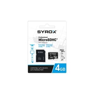 Syrox MC4 4GB Hafıza Kartı