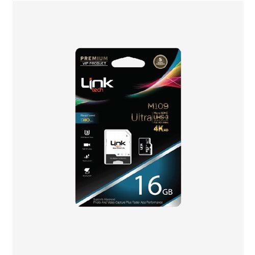Linktech M109 Premium Hafıza Kartı 16GB