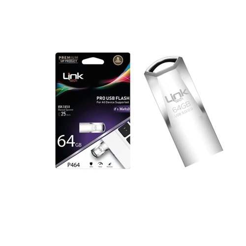 Linktech P464 Premium Pro 25mb/s 64GB USB3.0 Flash Bellek