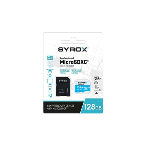 Syrox MC128 128GB Hafıza Kartı